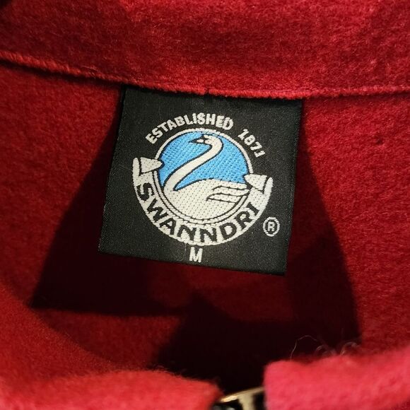 Vintage SWANNDRI Vest Womens Medium Wool Full Zip Lightweight Outdoor Layer - Picture 3 of 4